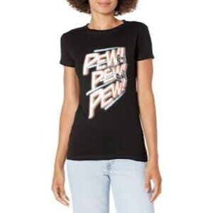 Star Wars Womens Pew Pew Pew Graphic T-Shirt XL Soft